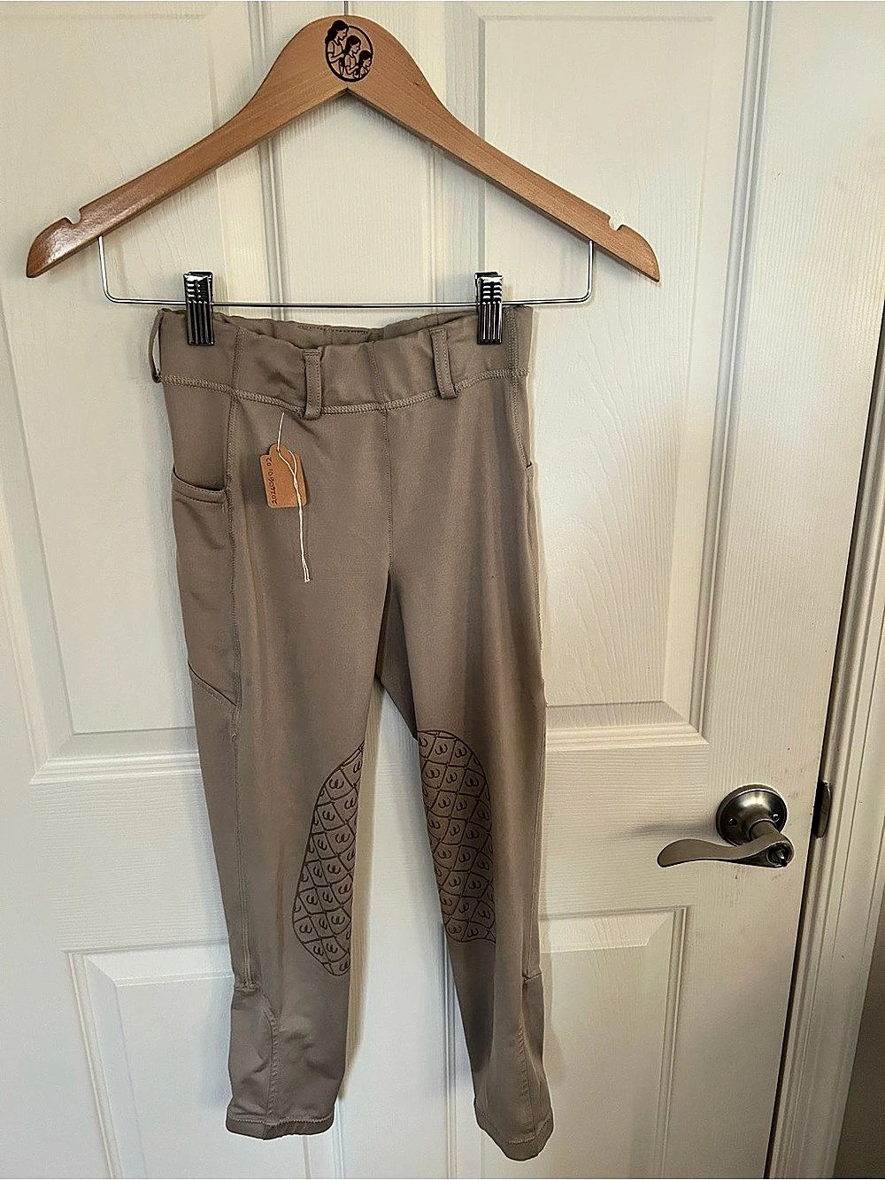 Ovation horseback riding pants Brown Size Girls Large NWT